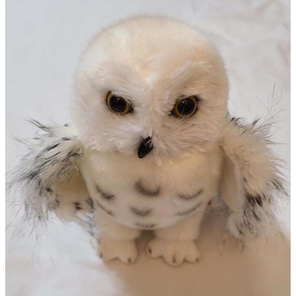 2021 Douglas Snowy Owl Plush Stuffed Animal Toy White Bird Hedwig Wizard Potter